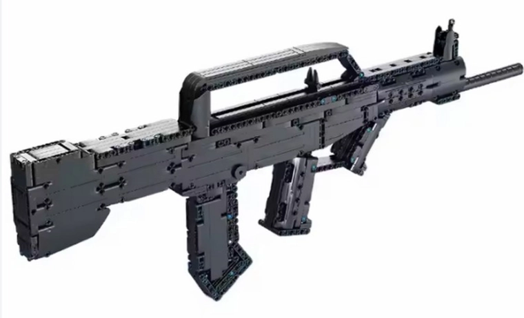 Bausatz für ein Militärgewehr mit Geschossen