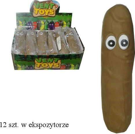 Antistress-Knet-Schleim in Form eines Häufchens mit Augen