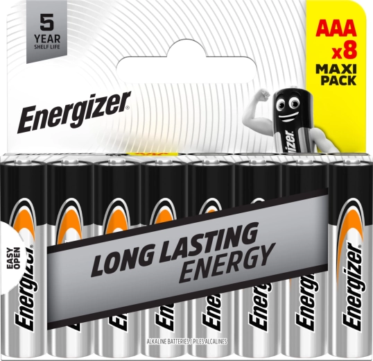 Energizer Alkaline-Batterien AAA, 8 Stk.