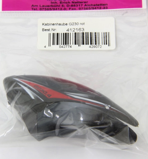 Jamara Kabine (Canopy) G230 rot - 1 Stück