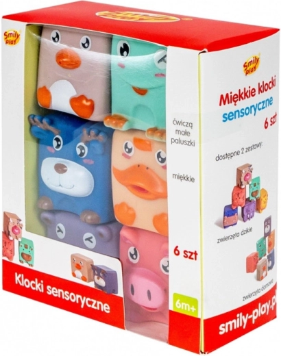 Bunte Tierform-Bauklötze für Kinder