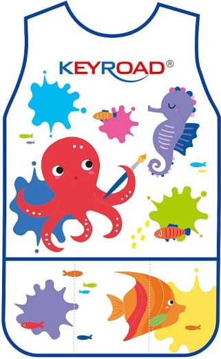 Kinder-Wasserdichte Malschürze ohne Ärmel KEYROAD