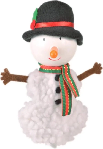 Fiesta Crafts Fingerpuppe Schneemann