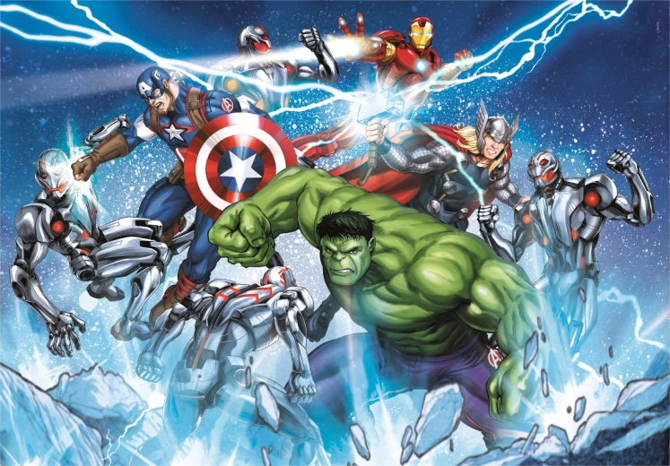 Puzzle mit 104 Teilen MARVEL Avengers – Clementoni