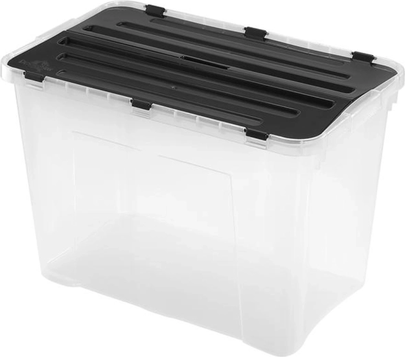 Kunststoff-Aufbewahrungsbox mit Deckel HEIDRUN Classic 60 l