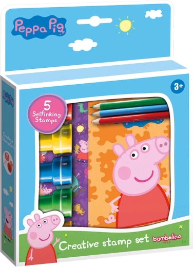 Stempelset Peppa Wutz mit Zubehör für Kinder