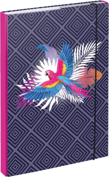 Mappen für Schulhefte A4 Papagei