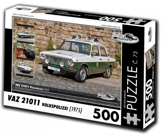 Retro-Auto-Puzzle VAZ 21011 Volkspolizei 500 Teile