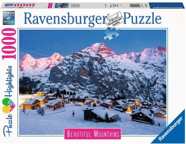 Ravensburger Puzzle Mürren aus dem Berner Oberland 1000 Teile