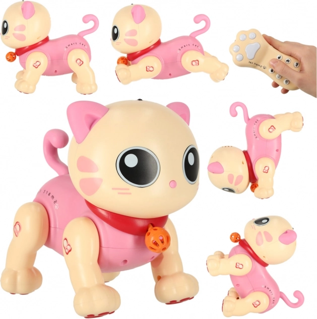 Interaktive unterhaltsame robotische Katze mit Fernbedienung