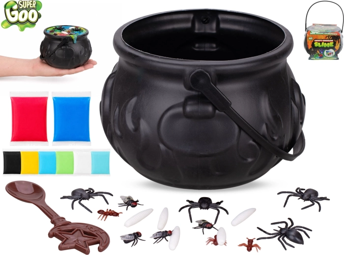 Zauberkessel mit Schleim und Insekten Super Goo (8× 27 g)