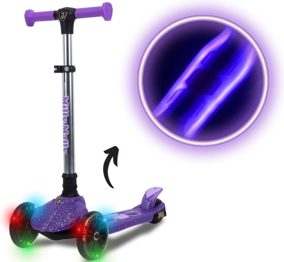 Milly Mally dreirädriger Kinderroller Jelly violett