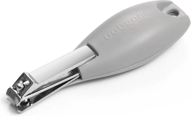 BabyOno ergonomische Nagelknipser grau