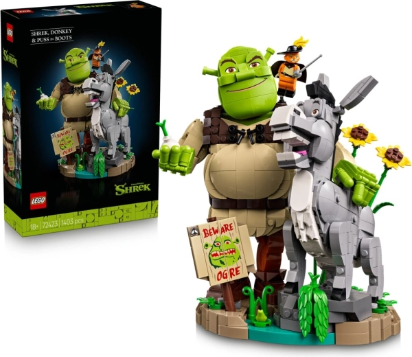 LEGO Shrek – Shrek, Esel und Der gestiefelte Kater