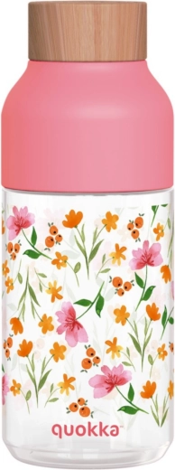 Trinkflasche Quokka Ice Pink Flowers 570 ml