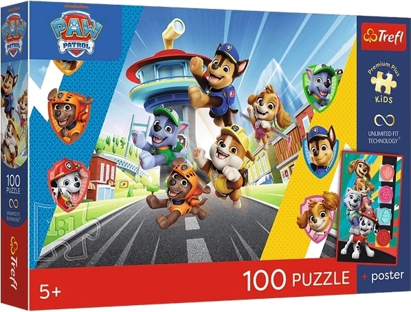 Puzzle Premium Plus Kids Paw Patrol – Hundemission 100 Teile
