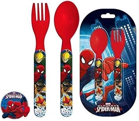 Spiderman-Kunststoffbesteck – 1 Stück