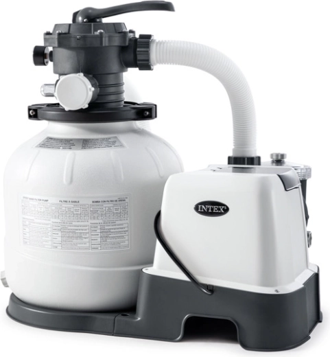 Kristallklare Sandfilterpumpe mit Salzwassersystem