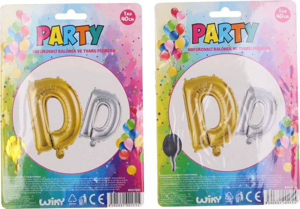 Aufblasbarer Ballon in Form des Buchstabens D