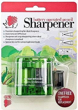 Elektrischer Anspitzer ICO Mini mit Batteriebetrieb, sortiert