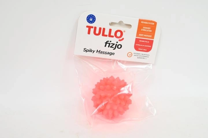 Fizjo Reha-Massageball Igel 5,4 cm rot