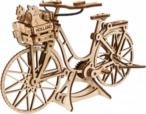 Ugears mechanisches 3D-Holzpuzzle Holland-Fahrrad (75 Teile)
