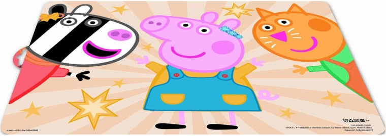 Kunststoff-Tischset PEPPA PIG 43 × 28,1 cm