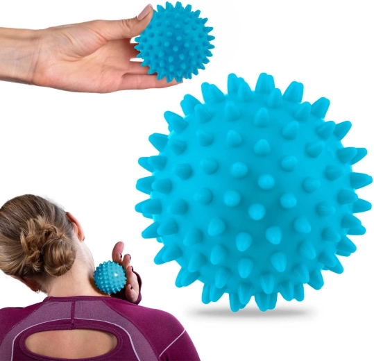 Massage- und Fitnessball 7,5 cm – blau