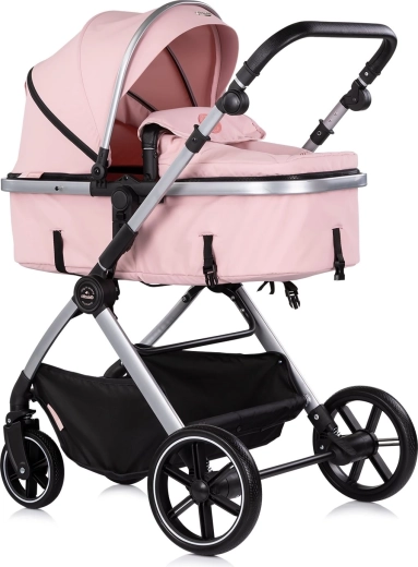 Chipolino Pearl 2-in-1 Kinderwagen kombiniert Powder Pink