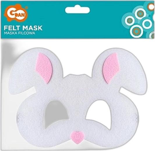 Filzmaske Hase für Kinder - 1 Stück