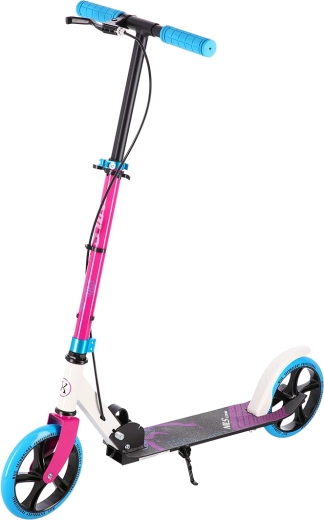 Tretroller NILS Extreme HM0107 weiß-rosa