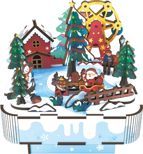 2Kids Toys 3D-Holzpuzzle einer Spieluhr Weihnachten mit dem Weihnachtsmann