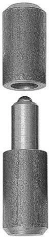 Anschweißband mit Kugel 90 × 22 mm