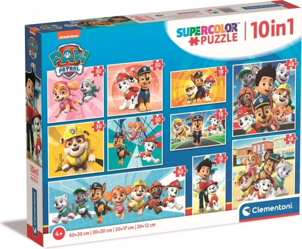 Puzzle Paw Patrol 10in1 von Clementoni