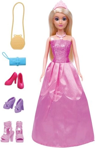 Puppe mit Kleidung für kreatives Spielen