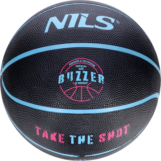 Basketballball NILS Buzzer Größe 7 – schwarz