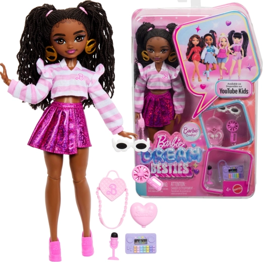 Barbie Dream Besties Brooklyn – Modepuppe mit Zubehör