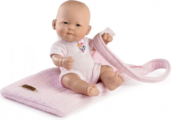 Realistische Babypuppe Guca mit Ganzkörper-Vinyl - 25 cm