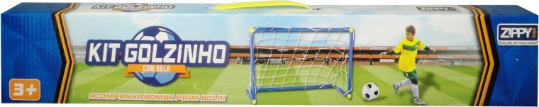 Fußballtor 60 × 40 mit Netz, Ball und Pumpe