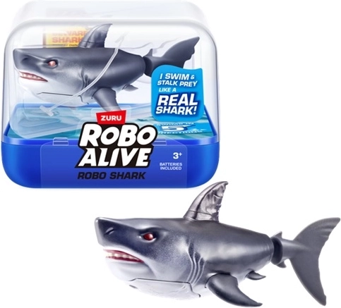 ZURU RoboAlive schwimmender Wasserhai, schwarz