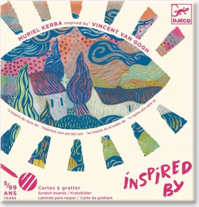 DJECO Kratzbilder: Vincent van Gogh