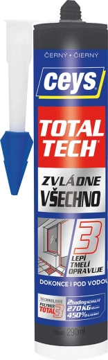 Universalkleber und Dichtstoff 290 ml schwarz CEYS TOTAL TECH