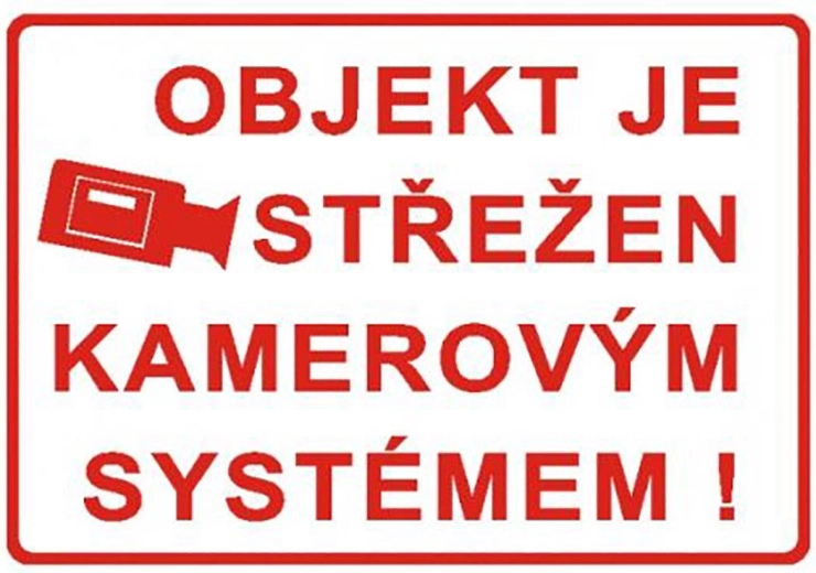 Warnschild – Objekt wird per Kamerasystem überwacht A4 Kunststoff
