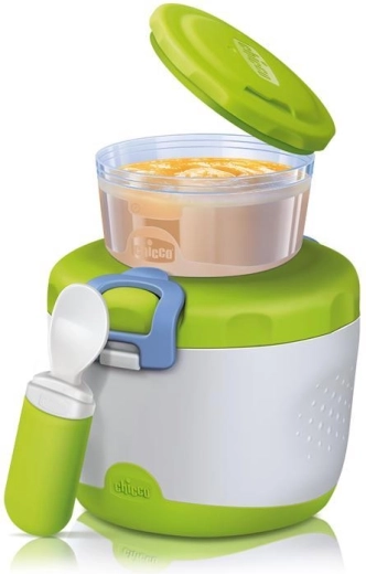 Chicco Thermo-Essensbehälter mit Schale und Reiselöffel 350 ml