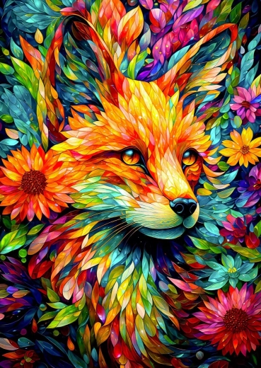 Enjoy Puzzle Blumenfuchs 1000 Teile