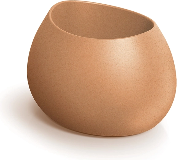 Pflanzgefäß Evolia 60 cm Terrakotta – ovaler Kunststoff-Übertopf für Pflanzen