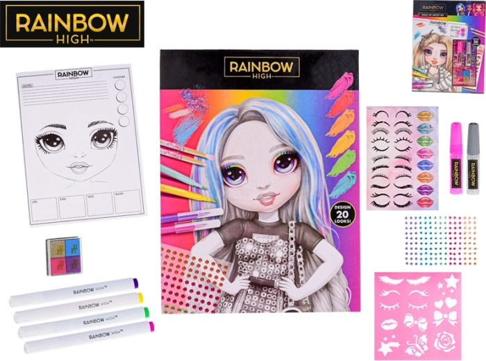 Modisches Kreativ-Set Rainbow High – 1 Stück