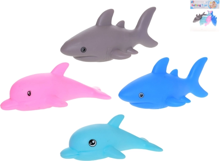 Meerestiere für die Badewanne – Spritz-Set, 4 Stk.