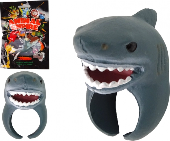Lern-Fingerring mit Hai-Kopf