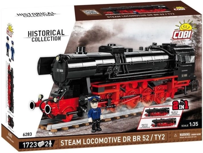 Bausatz Dampflokomotive DR BR 52 / Ty2 2-in-1